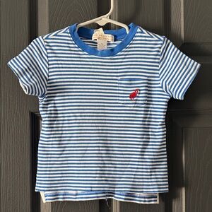 The Beaufort Bonnet Company Blue and White Striped Tee